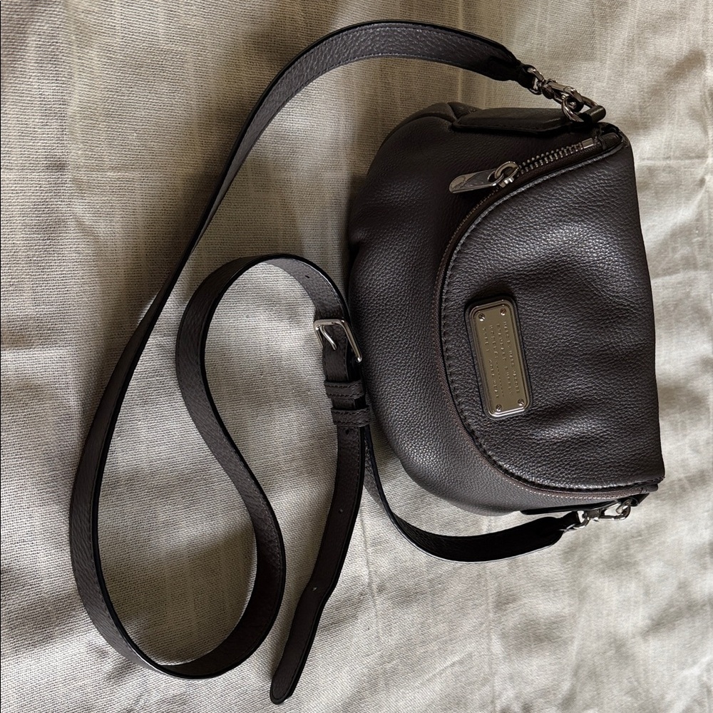 Marc By Marc Jacobs Gray Leather Shoulder Bag